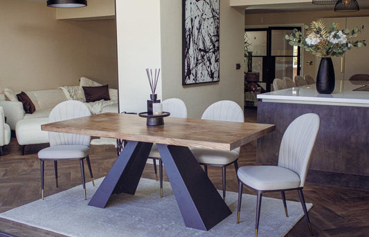 Wooden Dining Table - Abode Decor