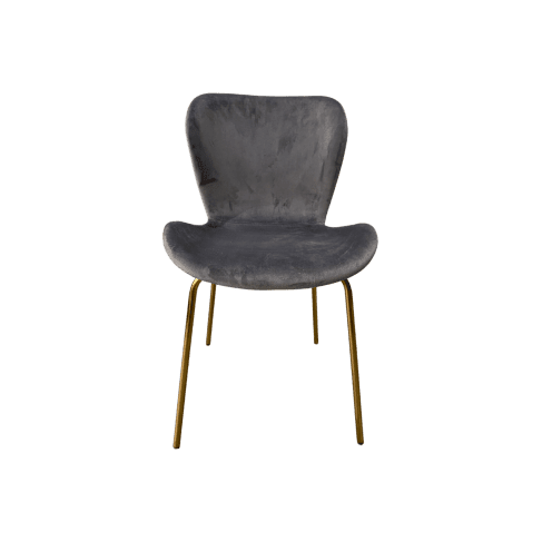 Jasmine Dining Chair - Brass Legs (Pair) - Abode Decor