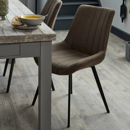 Malmo Brown Dining Chair - Abode Decor