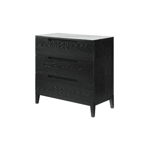 Orchid 3 Drawer Chest - Marble - Abode Decor