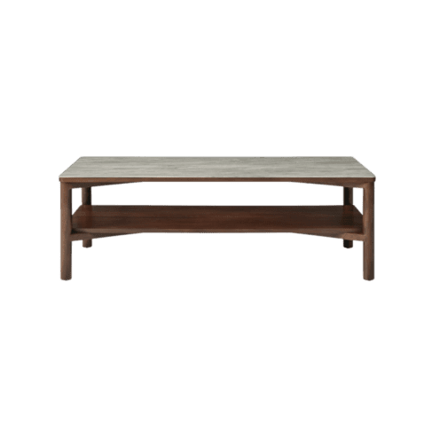 Willow Coffee Table with Shelf - Abode Decor