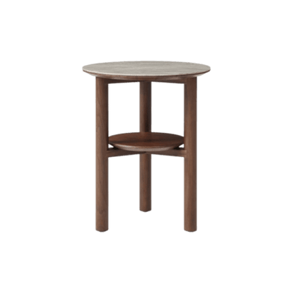 Willow Lamp Table with Shelf - Abode Decor
